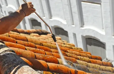 Nettoyage de toitures - Saint-André-le-Gaz